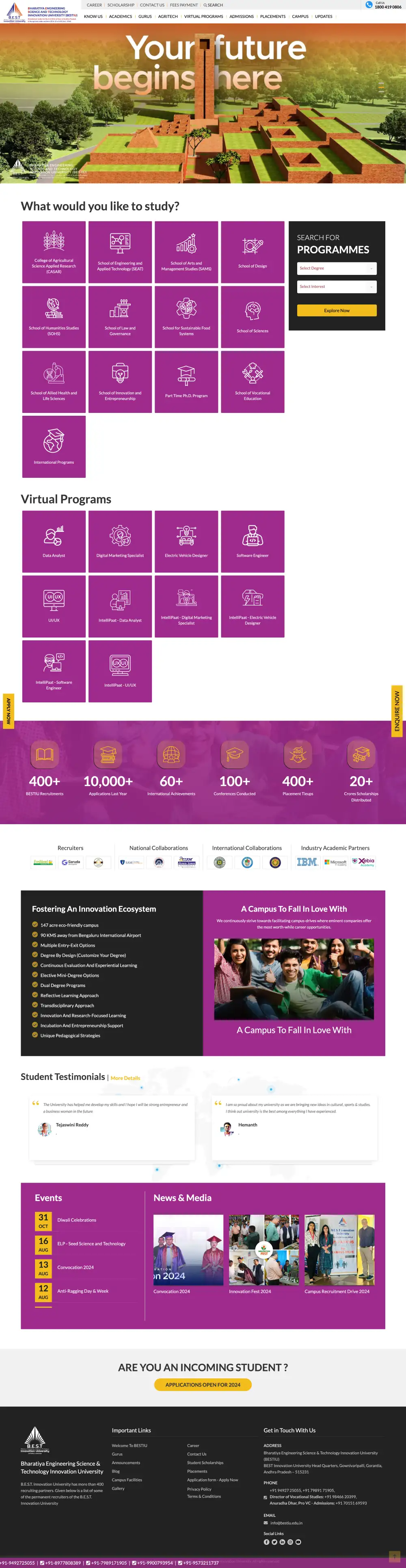Bharatiya Engineering Science & Technology Innovation University
