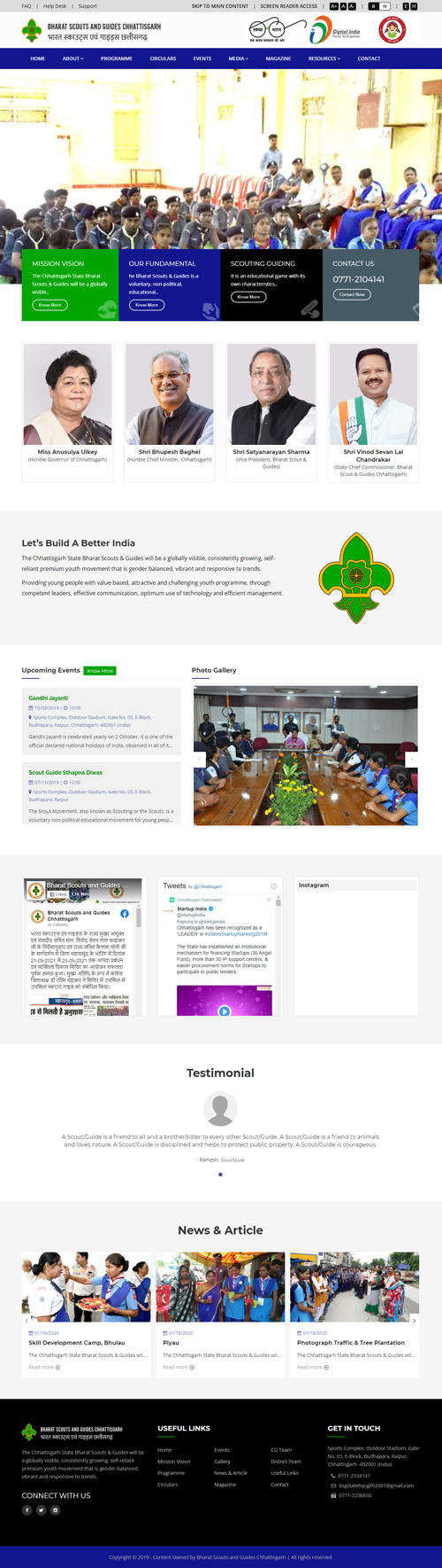 Bharat Scouts and Guides Chhattisgarh (India)